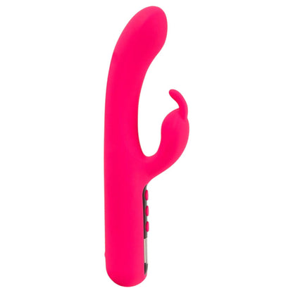 Vibrator dublu YOU2TOYS Pink Sunset Rabbit Vibrator, cu display digital, 10 funcții de vibrație, 4 viteze, culoare roz