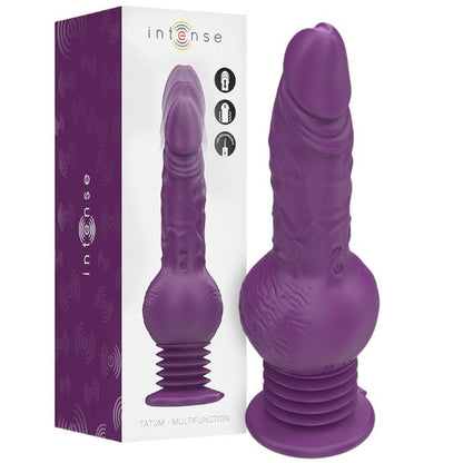 Vibrator INTENSE Tatum Multifunction, cu funcție de penetrare automată, 9 funcții de vibrație, rezistent la apă, mov