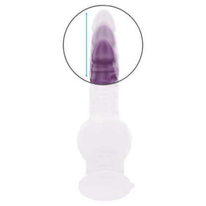 Vibrator INTENSE Tatum Multifunction, cu funcție de penetrare automată, 9 funcții de vibrație, rezistent la apă, mov