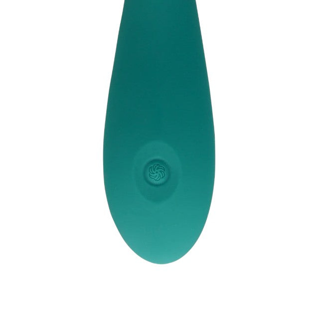 Vibrator LOVELINE G-Spot Vibrator with Bead, pentru stimularea punctului G, 12 funcții de vibrație, 21.6 cm, verde