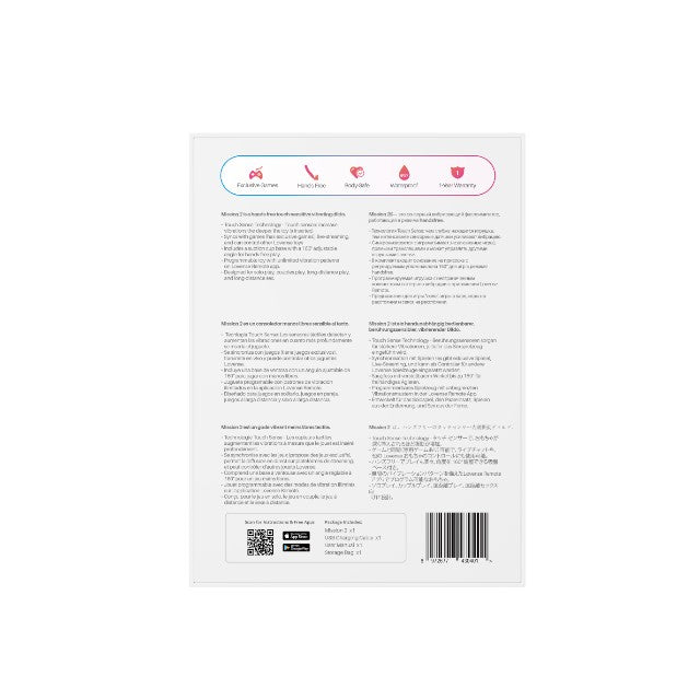 Vibrator LOVENSE - MISSION 2, control prin aplicatie, 3 viteze cu 4 intensitati, 27 cm, culoarea rosu