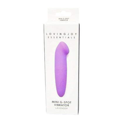 Vibrator LovingJoy - Mini G-Spot Lavender, pentru stimulare interna si externa, 12.5 cm