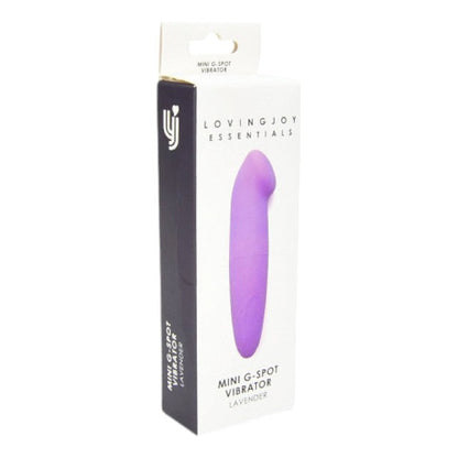 Vibrator LovingJoy - Mini G-Spot Lavender, pentru stimulare interna si externa, 12.5 cm