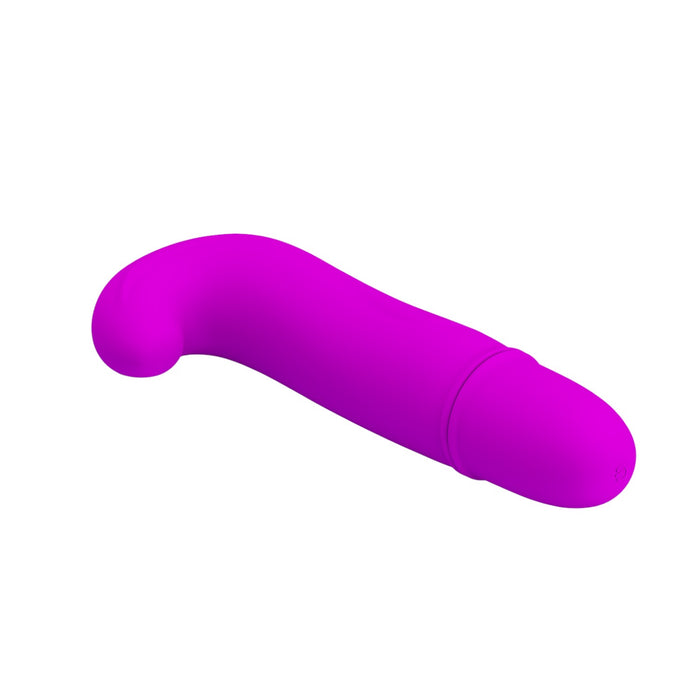 Vibrator mini PRETTY LOVE Dana, pentru punctul G, 10 funcții de vibrație, din silicon hipoalergenic, culoare roz, 10.6 cm