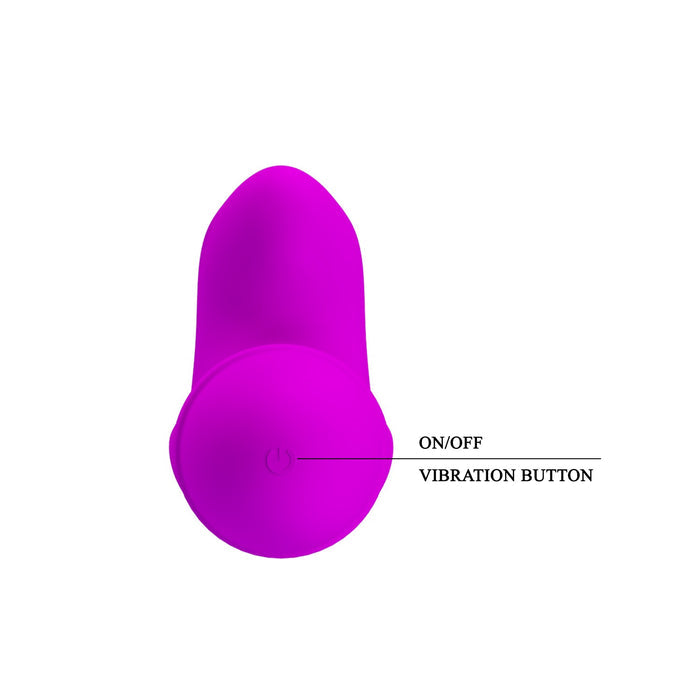 Vibrator mini PRETTY LOVE Dana, pentru punctul G, 10 funcții de vibrație, din silicon hipoalergenic, culoare roz, 10.6 cm
