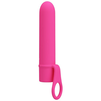 Vibrator mini PRETTY LOVE Ladon, 10 funcții de vibrație, rezistent la apă, lungime 13.5 cm, roz