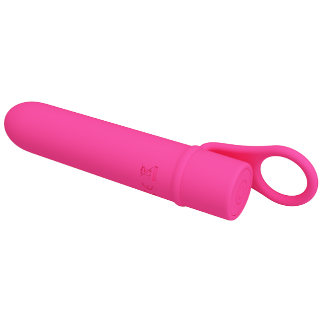 Vibrator mini PRETTY LOVE Ladon, 10 funcții de vibrație, rezistent la apă, lungime 13.5 cm, roz