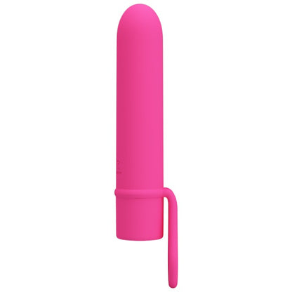 Vibrator mini PRETTY LOVE Ladon, 10 funcții de vibrație, rezistent la apă, lungime 13.5 cm, roz