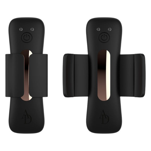 Vibrator pentru chilot ANNE’S DESIRE, control prin telecomandă tip ceas, 7 funcții de vibrație, rezistent la apă, negru