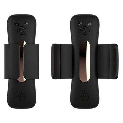 Vibrator pentru chilot ANNE’S DESIRE, control prin telecomandă tip ceas, 7 funcții de vibrație, rezistent la apă, negru