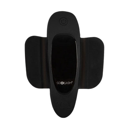 Vibrator pentru chilot GOGASM Panty Vibrator, cu aripi magnetice, control prin telecomandă, 10 funcții de vibrație, negru