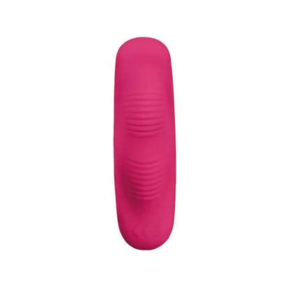 Vibrator pentru chilot MINA Veil Remote Controlled Panty, cu telecomandă, 10 funcții de vibrație, din silicon, 10 cm, roz