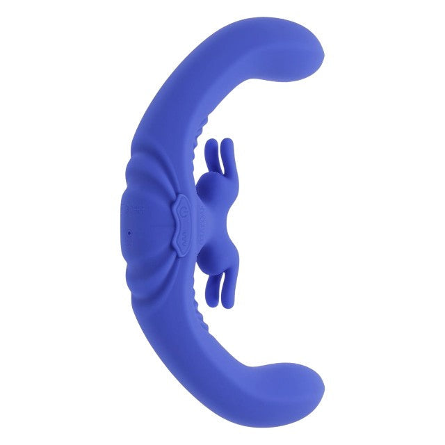 Vibrator pentru cupluri EVOLVED Lovebirds, cu telecomandă, 3 motoare cu 10 funcții de vibrație, rezistent la apă, mov
