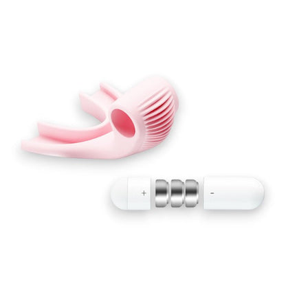 Vibrator pentru sex oral PRETTY LOVE Magic Lips, cu vibrații, bullet inclus, rezistent la apă, culoare roz, 7.5 cm