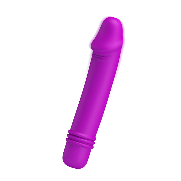 Vibrator PRETTY LOVE Emily, cu 10 funcții de vibrație, din silicon, design ușor curbat, rezistent la apă, 12.7 cm, roz