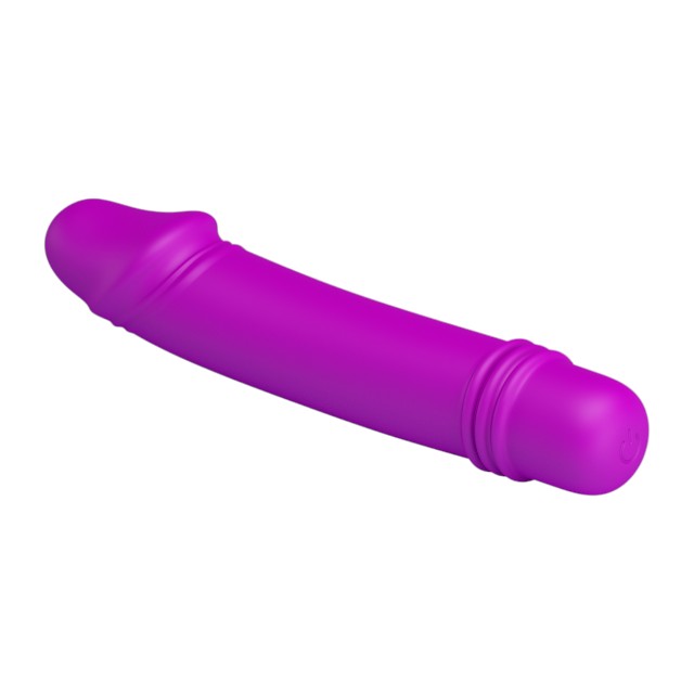 Vibrator PRETTY LOVE Emily, cu 10 funcții de vibrație, din silicon, design ușor curbat, rezistent la apă, 12.7 cm, roz