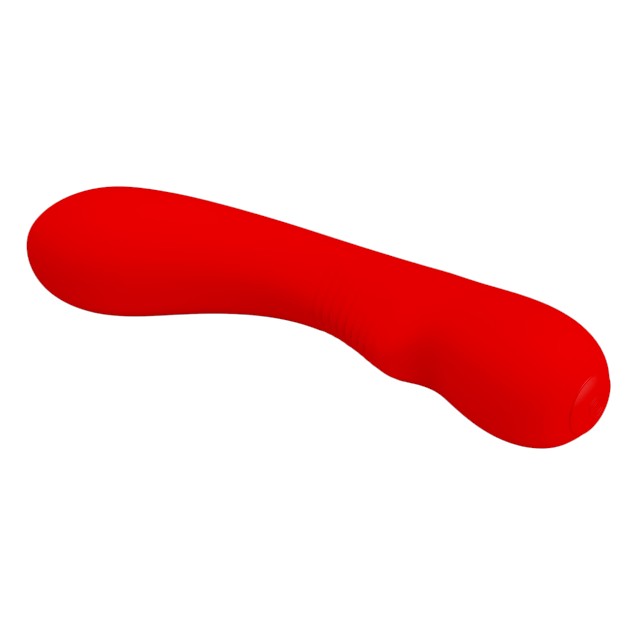 Vibrator PRETTY LOVE Matt, design elegant, 12 funcții de vibrație, funcție de memorie, din silicon moale, culoare roșu