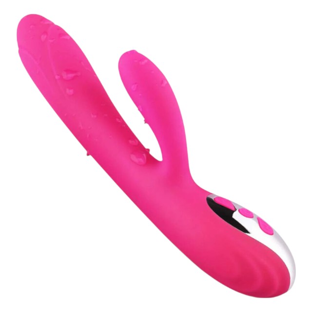 Vibrator rabbit ARMONY Flexible Heat Effect, cu funcție de încălzire, 10 funcții de vibrație, din silicon premium, roz
