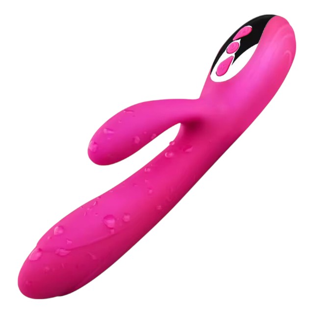 Vibrator rabbit ARMONY Flexible Heat Effect, cu funcție de încălzire, 10 funcții de vibrație, din silicon premium, roz
