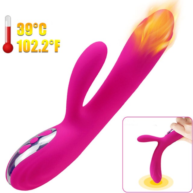 Vibrator rabbit ARMONY Flexible Heat Effect, cu funcție de încălzire, 10 funcții de vibrație, din silicon premium, roz