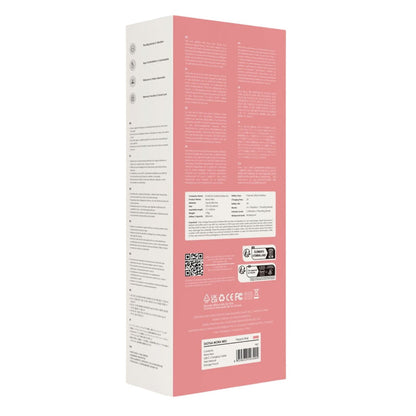 Vibrator rabbit interactiv SVAKOM MORA NEO, cu inel din perle cu 3 funcții de masaj, control prin aplicație, roz