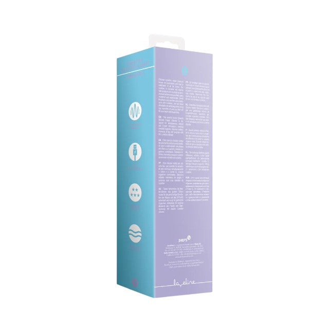 Vibrator rabbit LOVELINE Smooth Silicone Rabbit Vibrator, pentru clitoris și punctul G, 10 funcții de vibrație, mov