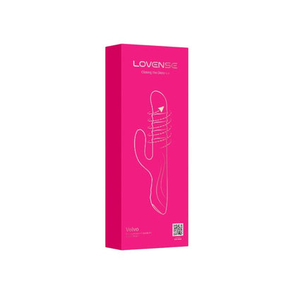 Vibrator rabbit LOVENSE Velvo, stimulare duală, cu bile rotative, control prin aplicație, până la 7000 vibrații / minut, roz