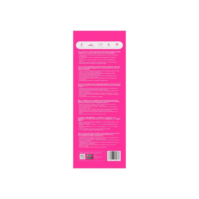 Vibrator rabbit LOVENSE Velvo, stimulare duală, cu bile rotative, control prin aplicație, până la 7000 vibrații / minut, roz