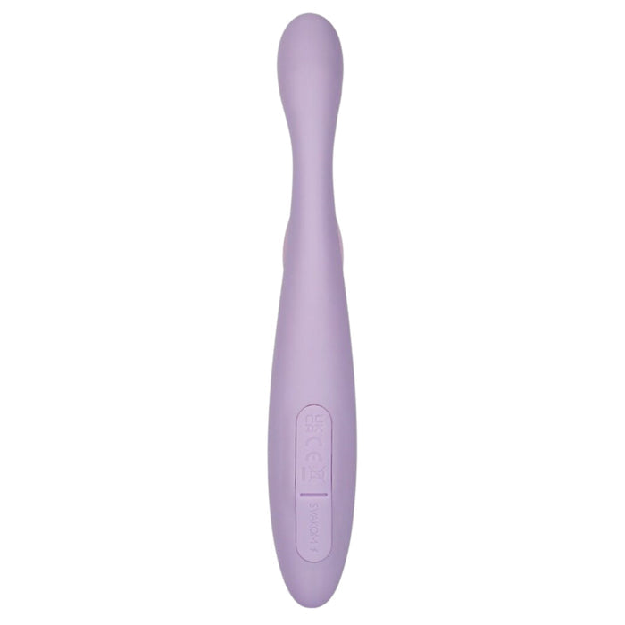 Vibrator rabbit subțire SVAKOM CICI+ 2, control prin aplicație, cu funcție de încălzire, 5 funcții de vibrație, mov