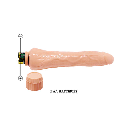 Vibrator realist BAILE Barbara Dryad, funcții multiple de vibrație, lungime 25 cm, culoarea pielii
