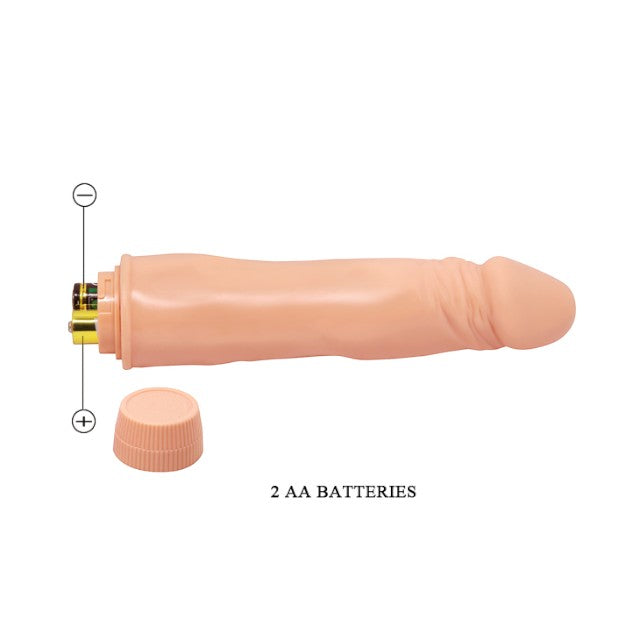 Vibrator realist BAILE Barbara Dwarf, funcții multiple de vibrație, lungime 21.5 cm, culoarea pielii