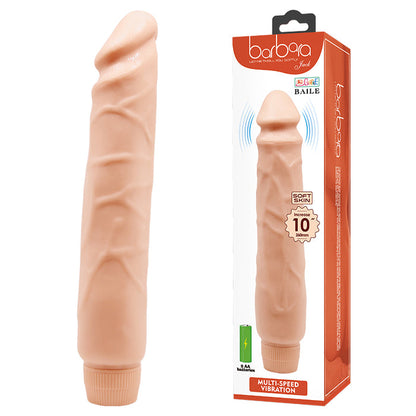 Vibrator realist BAILE Barbara Jack, funcții multiple de vibrație, lungime 25.5 cm, culoarea pielii