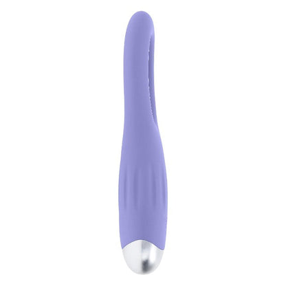 Vibrator SELOPA In A Flap, din silicon, 10 funcții de lovituri ritmice, rezistent la apă, lungime 15 cm, culoare mov