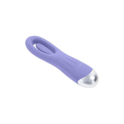 Vibrator SELOPA In A Flap, din silicon, 10 funcții de lovituri ritmice, rezistent la apă, lungime 15 cm, culoare mov