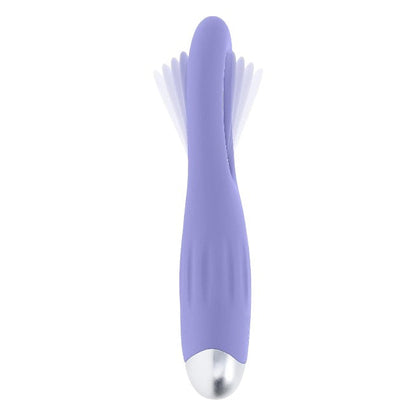 Vibrator SELOPA In A Flap, din silicon, 10 funcții de lovituri ritmice, rezistent la apă, lungime 15 cm, culoare mov