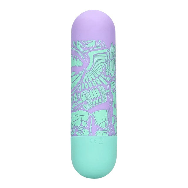Vibrator tip Bullet S-Line - Lip off Some Steam, reincarcabil, cu 10 functii de vibratii