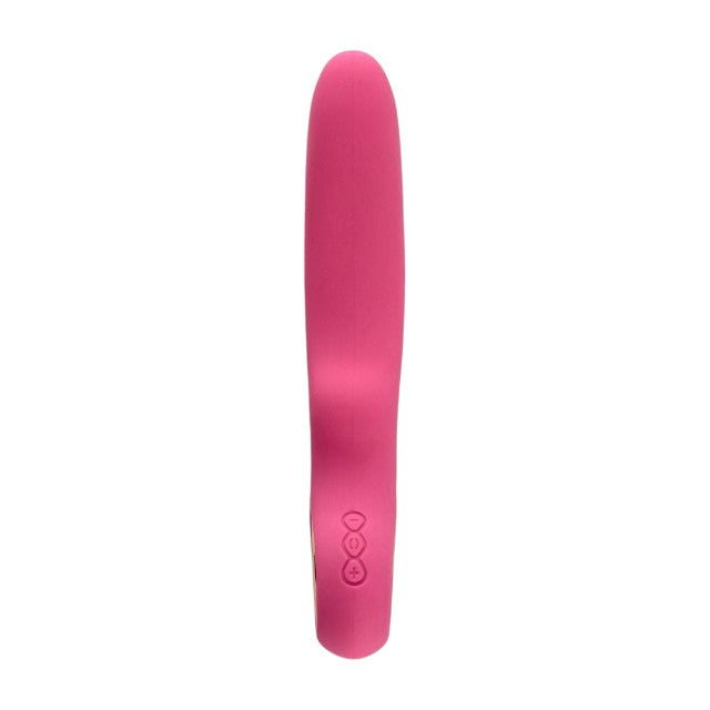 Vibrator TOYZ4LOVERS Handy Wave Grip Small, pentru stimularea punctului G, 10 funcții de vibrație, 18.5 cm, roz cu auriu