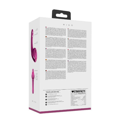 Vibrator VIVE Riko, pentru stimularea clitorisului și punctului G, 1000+ combinații de vibrații, cu mâner ergonomic, roz