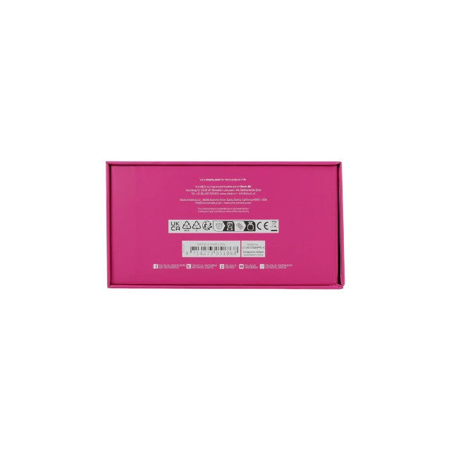 Vibrator VIVE Riko, pentru stimularea clitorisului și punctului G, 1000+ combinații de vibrații, cu mâner ergonomic, roz