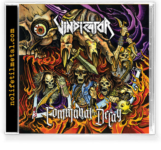 VINDICATOR - COMMUNAL DECAY (*NEW-CD, 2022, NoLifeTilMetal Records) elite Slayer-ific Thrash!