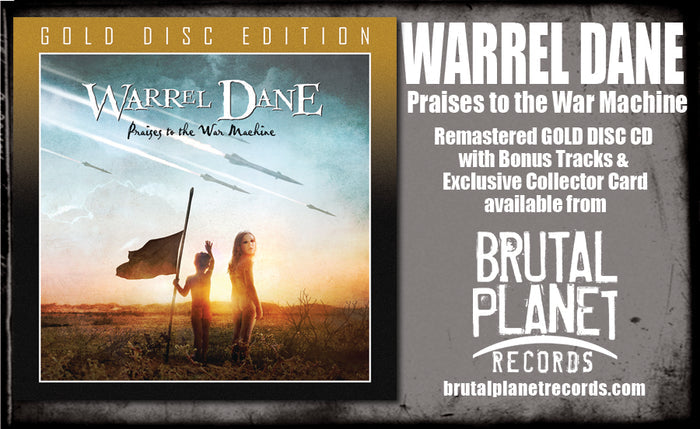 WARREL DANE - PRAISES TO THE WAR MACHINE + 4 bonus (*NEW-GOLDMAX CD, 2022, Brutal Planet) Nevermore vocalist!