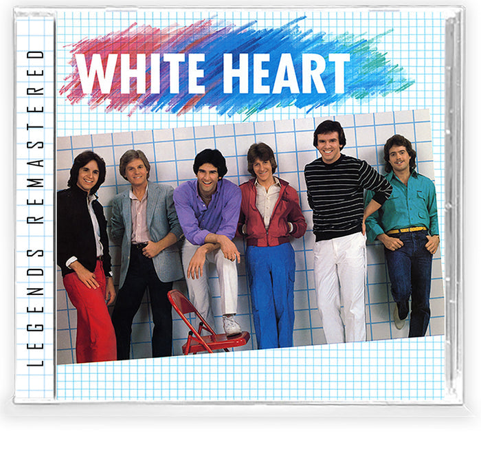 WHITE HEART - WHITE HEART + 1 Bonus + Trading Card (*NEW-CD, 2021, Retroactive) Featuring David & Dann Huff of GIANT