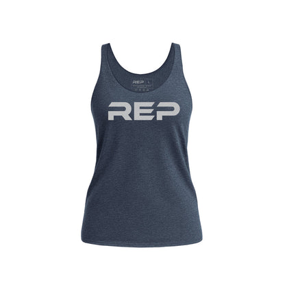 Heather Indigo/Silver / X-Small