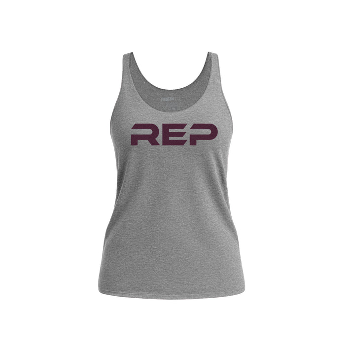 Heather Gray/Wine / X-Small