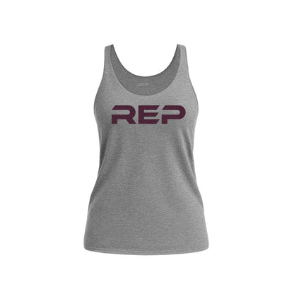 Heather Gray/Wine / X-Small
