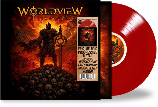 Worldview - Invincible (Crimson Red Vinyl, Girder) Power Metal w/Rey Parra, George Ochoa (Copy)