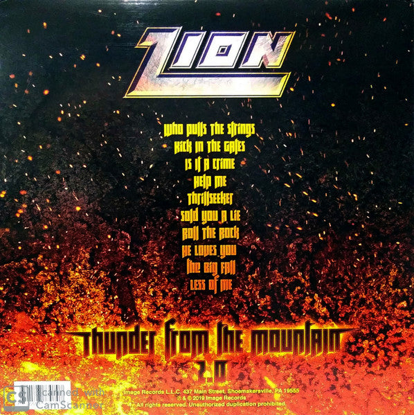 ZION - THUNDER FROM THE MOUNTAIN 2.0 (2019, GATEFOLD - COLOR SWIRL VINYL) *Last Copies!